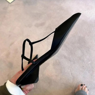 Xajzpa Brand Shoes for Women Sexy Pointed Toe Women's Sandals Comfortable Low Heel Trendy Sandal Simple Versatile Large Size Pumps